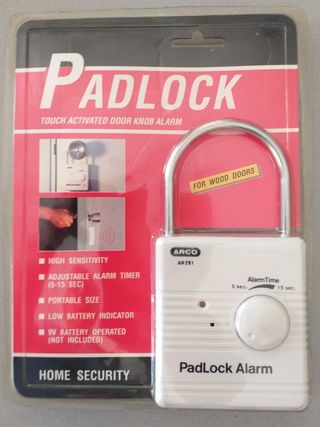 Candados con alarma para puertas